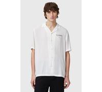 AllSaints Ouija Ss Shirt Ecru White Talla: M | Camisas Casuales Outlet | Hombre | Marrón