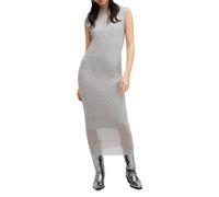 AllSaints Patrice Dress Silver Talla: S | Vestidos Midi Outlet | Mujer | Gris