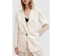 AllSaints Payton Blazer Ivory White Talla: 8 | Blazers Outlet | Mujer | Blanco