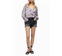 AllSaints Penny Lucia Top Storm Grey Talla: 44 | Blusas Outlet | Mujer | Gris
