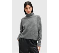 AllSaints Rebel Roll Neck Grey Melange Talla: M | Jerséis de punto Outlet | Mujer | Gris