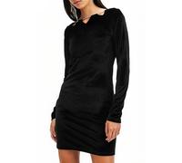 AllSaints Regina Velvet Dress Black Talla: 10 | Mini Vestidos Outlet | Mujer | Negro