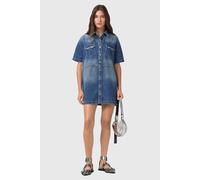 AllSaints Rock Denim Dress Mid Indigo Talla: 8 | Blusón Outlet | Mujer | Azul