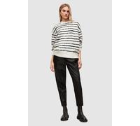 AllSaints Rosco Jumper Chalk White/black Talla: L | Sudaderas con Capucha Outlet | Mujer | Blanco
