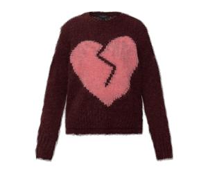 AllSaints- Round-neck Knitwear- Knitwear- Mujer- Rojo- S- Round-neck Knitwear