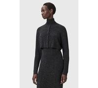 AllSaints Sabine Dress Charcoal Grey Talla: S | Vestidos Maxi Outlet | Mujer | Negro