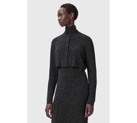 AllSaints Sabine Dress Charcoal Grey Talla: XS | Vestidos Maxi Outlet | Mujer | Negro