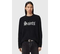 AllSaints Saints Crew Black/chalk White Talla: S | Jerséis Outlet | Hombre | Blanco