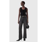 AllSaints Selin Velvet Vest Black Talla: 12 | Camisetas de Tirantes Outlet | Mujer | Negro