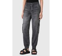 AllSaints Selma Trouser Illusion Black Talla: 4 | Pantalones Cargo Outlet | Mujer | Negro