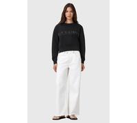AllSaints Separo Pearl Sweat Black Talla: XS | Sudaderas con Capucha Outlet | Mujer | Blanco