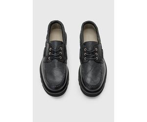 AllSaints Skiff Shoe Black Talla: 43 | Zapatos con Cordones Outlet | Hombre | Negro