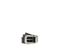 AllSaints Skylar Western Belt Black/antq Nickel Talla: XL | Cinturones Outlet | Mujer | Negro