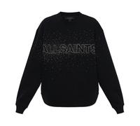 AllSaints - Sprinkle Oversized Etta Sweatshirt - Sweatshirts & Hoodies - Mujer - Negro - S -