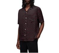 AllSaints Stellar Mass Ss Shir Jet Black Talla: XL | Camisas Casuales Outlet | Hombre | Negro