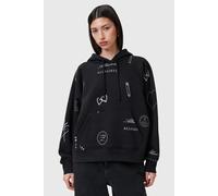 AllSaints Stina Talon Hoody Black Talla: L | Sudaderas con Capucha Outlet | Mujer | Negro