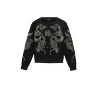AllSaints Cecile Pippa Sweat Black Talla: S | Sudaderas con Capucha Outlet | Mujer | Negro