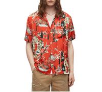 AllSaints Tagise Ss Shirt Ruby Red Talla: S | Camisas Casuales Outlet | Hombre | Rojo