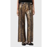 AllSaints Tay Carpenter Jean Snake Gold Talla: W27 | Pantalones Outlet | Mujer | Amarillo