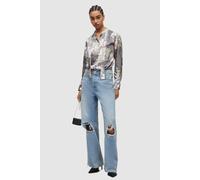 AllSaints Toni Venetia Shirt Concrete Grey Talla: 14 | Manga Larga Outlet | Mujer | Gris