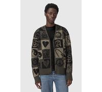 AllSaints Travis Cardigan Olive Green/black Talla: M | Cárdigan Outlet | Hombre | Verde