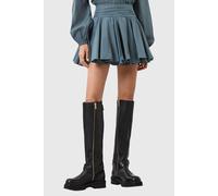 AllSaints Tulip Skirt Dark Slate Blue Talla: 12 | Mini Faldas Outlet | Mujer | Azul