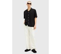 AllSaints Under Emb Ss Shirt Black Talla: XS | Camisas Casuales Outlet | Hombre | Negro