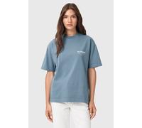 AllSaints Underground Etta Tee Flint Stone Blue Talla: XS | Camisetas de Seda Outlet | Mujer | Azul