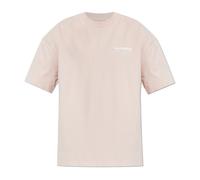 AllSaints - Underground Oversized Crew Neck T-Shirt - Tops - Hombre - Rosa - L -