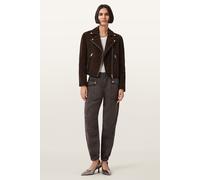 AllSaints Val Tencel Trouser Dark Brown Talla: 6 | Pantalones Cargo Outlet | Mujer | Marrón