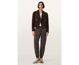 AllSaints Val Tencel Trouser Dark Brown Talla: 6 | Pantalones Cargo Outlet | Mujer | Marrón