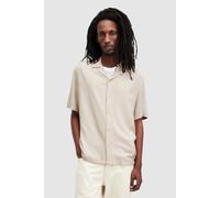 AllSaints Venice Ss Shirt Clifftop Taupe Talla: XL | Camisas Casuales Outlet | Hombre | Negro
