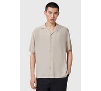 AllSaints Venice Ss Shirt Clifftop Taupe Talla: XL | Camisas de Trabajo Outlet | Hombre | Negro