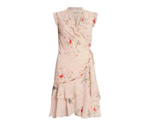 AllSaints Vestido 'ARI KORA' verde / naranja / rosa / rojo 38 verde / naranja / rosa / rojo