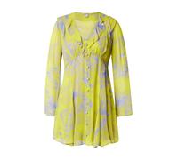 AllSaints Vestido camisero 'LINI INSPIRAL' azul / kiwi 40 azul / kiwi