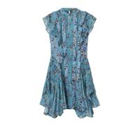 AllSaints Vestido 'FLEUR' azul / azul cian / gris 42 azul / azul cian / gris