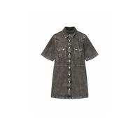 AllSaints Vestido gris denim 40 gris denim