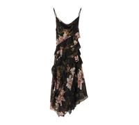 AllSaints Vestido 'RUTH' piel / cognac / malva / negro 34 piel / cognac / malva / negro