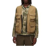 AllSaints Vibo Rev Tech Vest Sand Talla: M | Chalecos sin Mangas Outlet | Hombre | Marrón