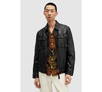 AllSaints Whilby Jacket Black Talla: M | Chaquetas de Cuero Outlet | Hombre | Negro
