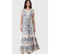 AllSaints Xanthe Dress Lita Soft Blue Talla: 10 | Vestidos Midi Outlet | Mujer | Azul