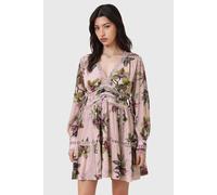 AllSaints Xanthe Ls Mini Dress Adena Soft Pink Talla: 12 | Mini Vestidos Outlet | Mujer | Rosa