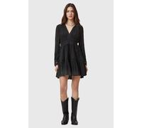 AllSaints Xanthe Ls Mini Dress Black Talla: 8 | Mini Vestidos Outlet | Mujer | Negro