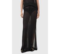 AllSaints Yuri Skirt Black Talla: L | Faldas Maxi Outlet | Mujer | Negro