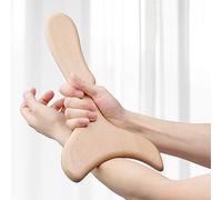 Allshow Wooden Gua Sha Tools Professional Lymphatic Drainage Tool Wood Therapy Massage Tools for Maderoterapia