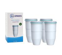AllSpares Cartuchos de filtro (4 unidades) adecuados para todas las jarras de filtro de agua ZeroWater de repuesto para, entre otros, ZeroWater ZW-5317