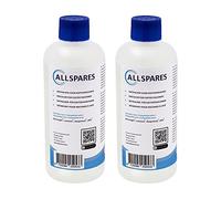 AllSpares Descalcificador (2 x 500 ml) para cafeteras Delonghi EcoDecalk DLSC500 y AEG M3BICD200