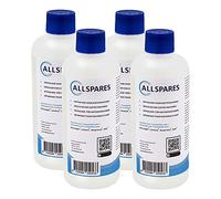 AllSpares Descalcificador (4 x 500 ml) para cafeteras Delonghi EcoDecalk DLSC500 y AEG M3BICD200