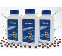 AllSpares Descalcificador líquido (250 ml) para cafeteras Philips & Senseo CA6520/00 | CA6521/00 (3 unidades)