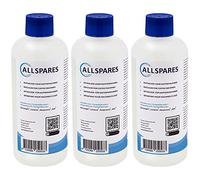 AllSpares descalcificador líquido de 500 ml (3 uds.) compatible con Delonghi/AEG para máquinas de café